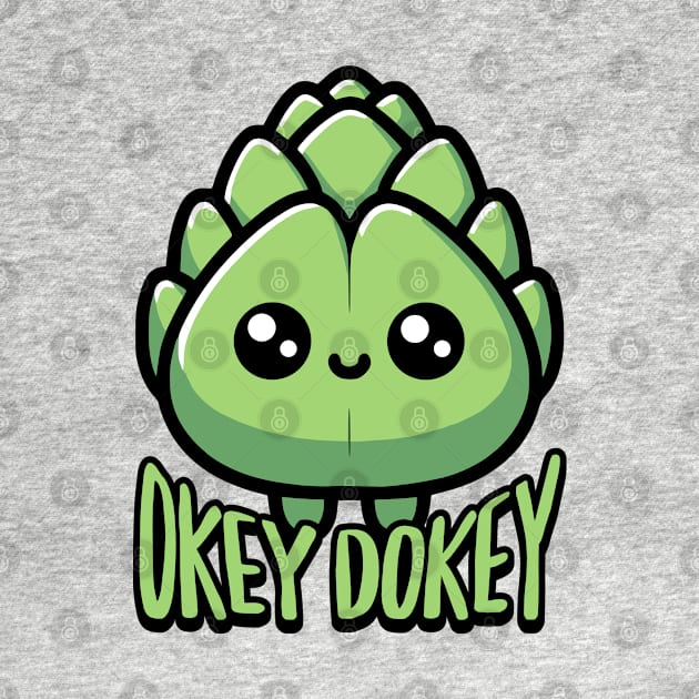 Okey Dokey Acrichokey! Cute Artichoke Pun by Cute And Punny